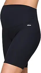 Bermuda Gestante Selene Cós Anatômico Confortável Maternidade Feminino Adulto