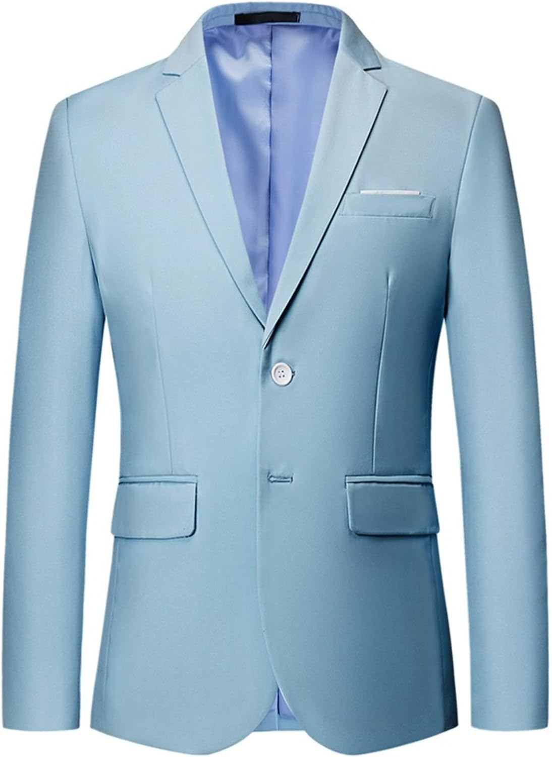 Men's Suit Jacket Single Row Two Buttons Design Business Casual Suit Coat Light Business Jacket Professional Wear