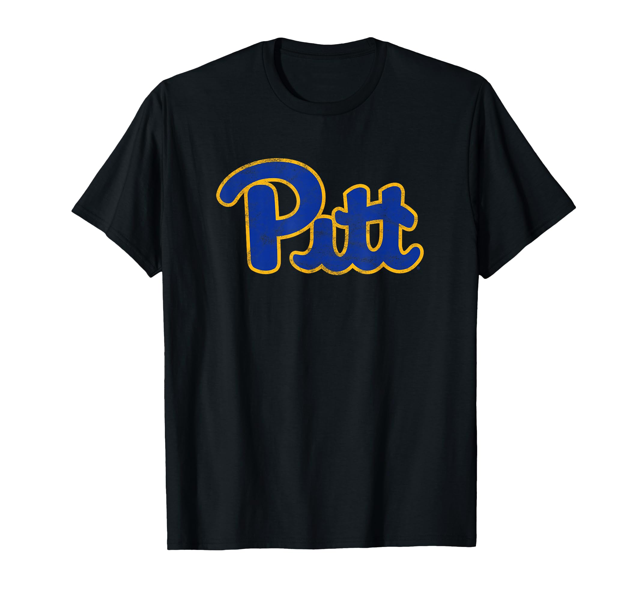 University of Pittsburgh Panthers Distressed Primary Logo T-Shirt