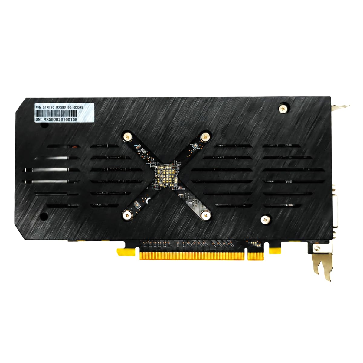 51RISC Radeon RX 580 Carte graphique 8 Go, GDDR5 256 bits 2048SP VR Ready DisplayPort HDMI Carte vidéo pour jeux vidéo (RX 580 8 Go)