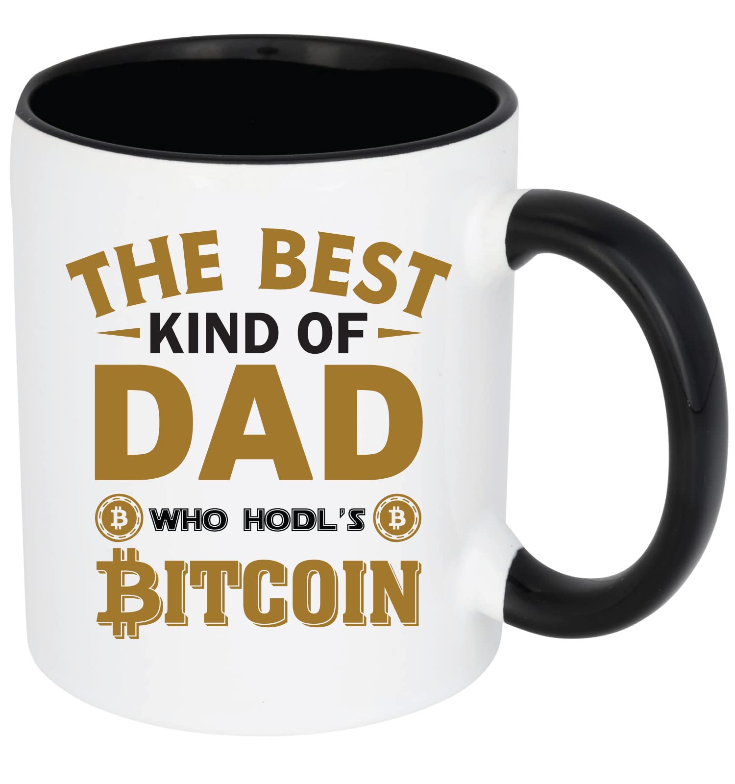 Bitcoin Mug - Cryptocurrency Coffee Cup - Will Word For Coins, funny mug - Gift for Bitcoin Trader or Miner (Design 12)