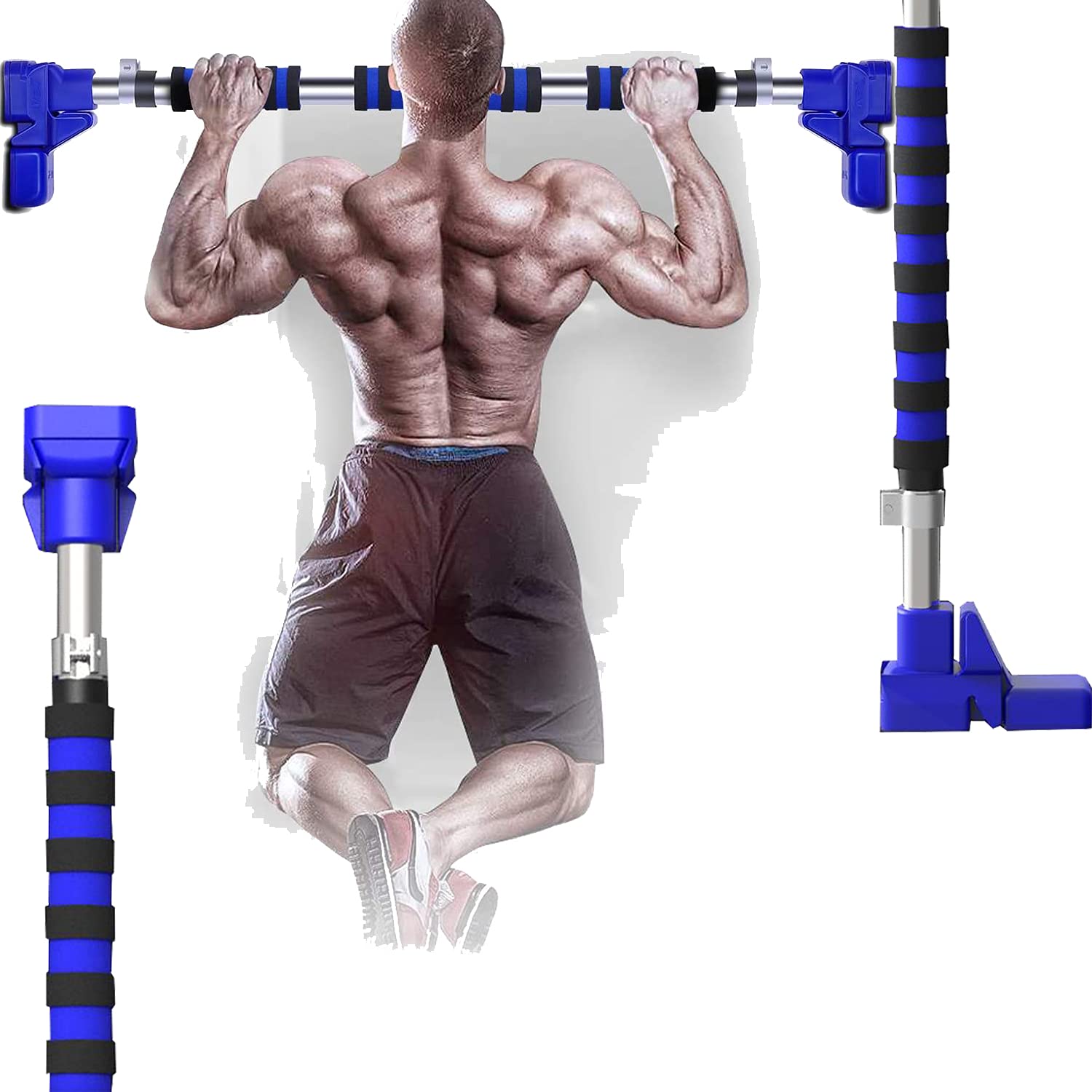 Buy OKJ Pull Up Bar for Doorway Chin Up Bar No Screw Installation