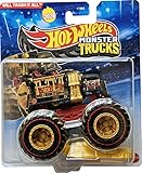 Hot Wheels Monster Trucks Will Trash It All Dump Truck [Treasure Hunt] Includes Crushed Car, New for 2026! 1:64 Scale Diecast Toy Vehicle