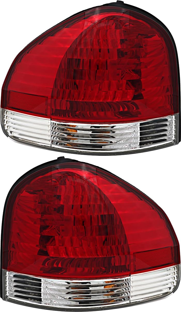 Compatible with Hyundai Santa Fe Tail Lights Lamps Set 2005 2006 Driver and Passenger Side