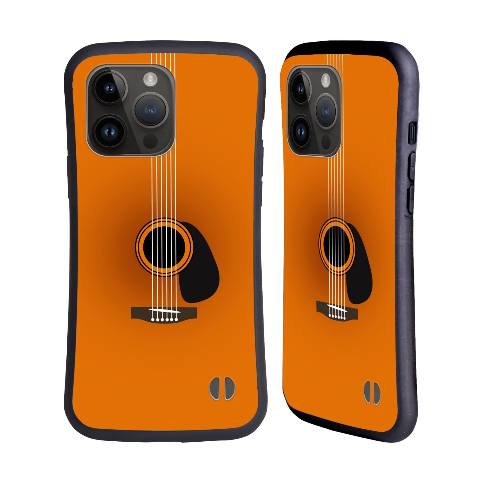 Head Case Designs Officially Licensed Mark Ashkenazi Guitar Minimal Music Hybrid Case Compatible with Apple iPhone 15 Pro Max