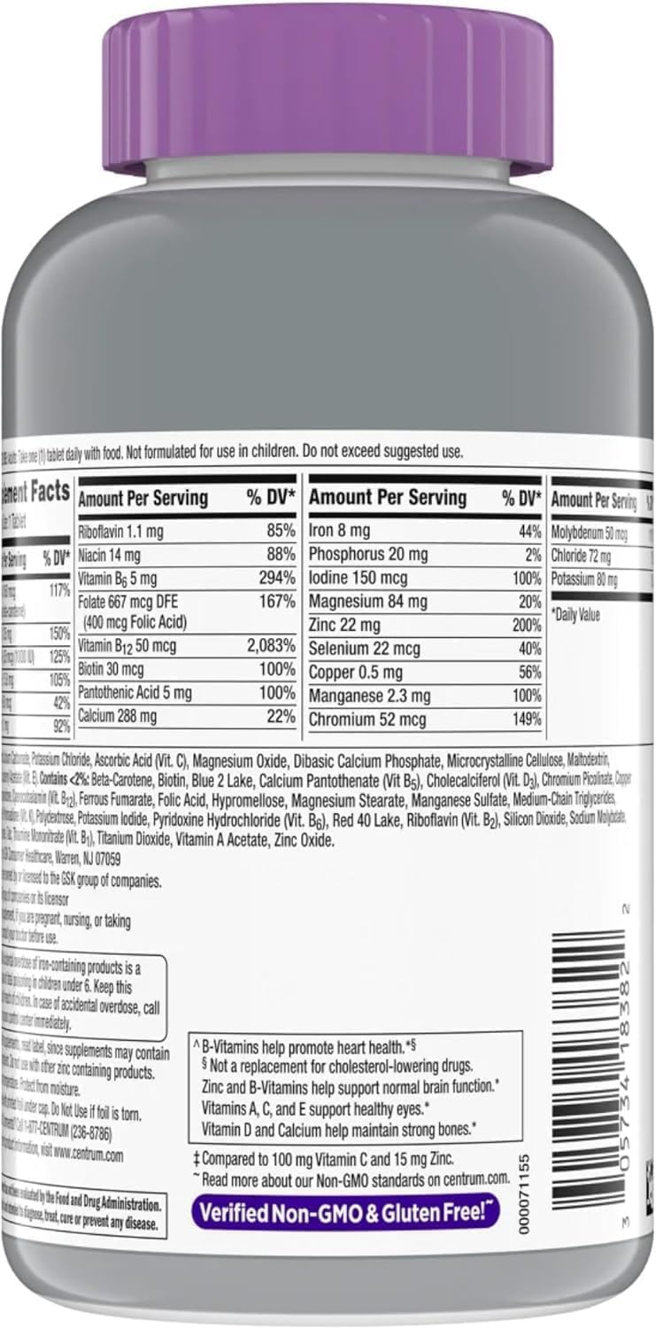 Silver Women 50 Plus, Multivitamin, Minerals,...