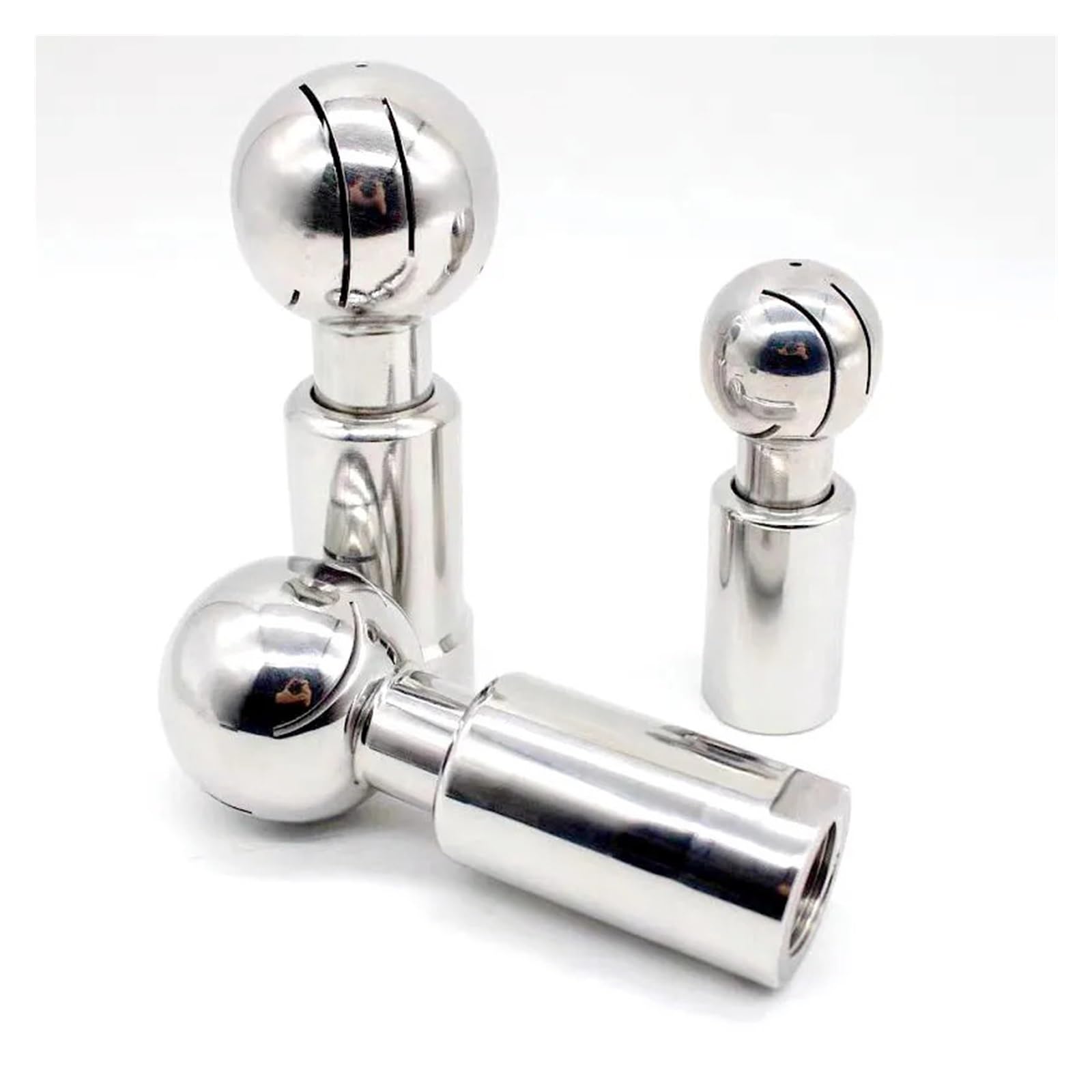 Gjhgnfrdk Women's One Color Rotary Spray Cleaning Ball， 304 Stainless Steel Rotary Spray Ball Cip Tank Cleaning 360 Degree Dn15-Dn50(Dn15)
