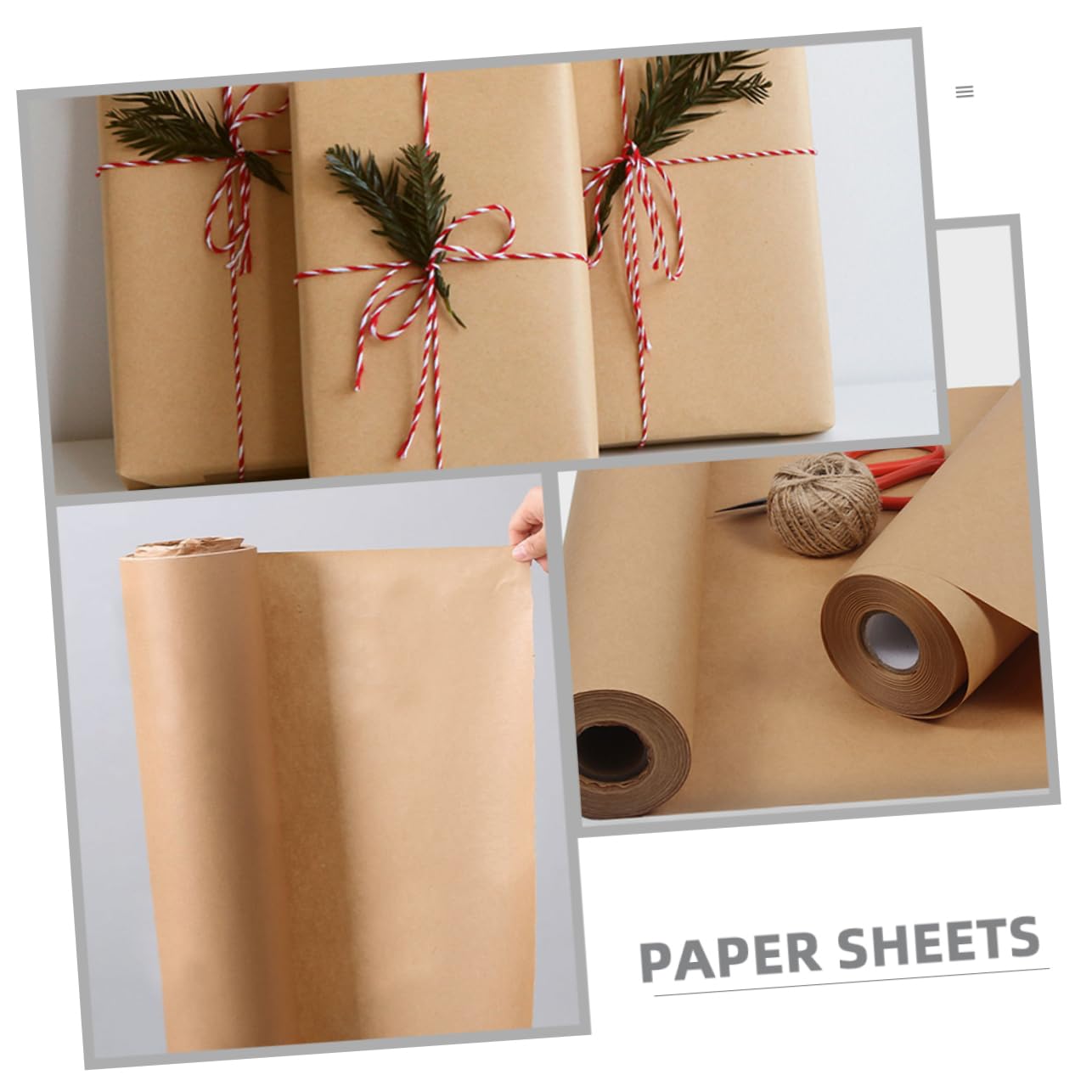 SEWOART Papel Para Envolver De Pulpa De Madera Multiusos Para Manualidades y Fiestas
