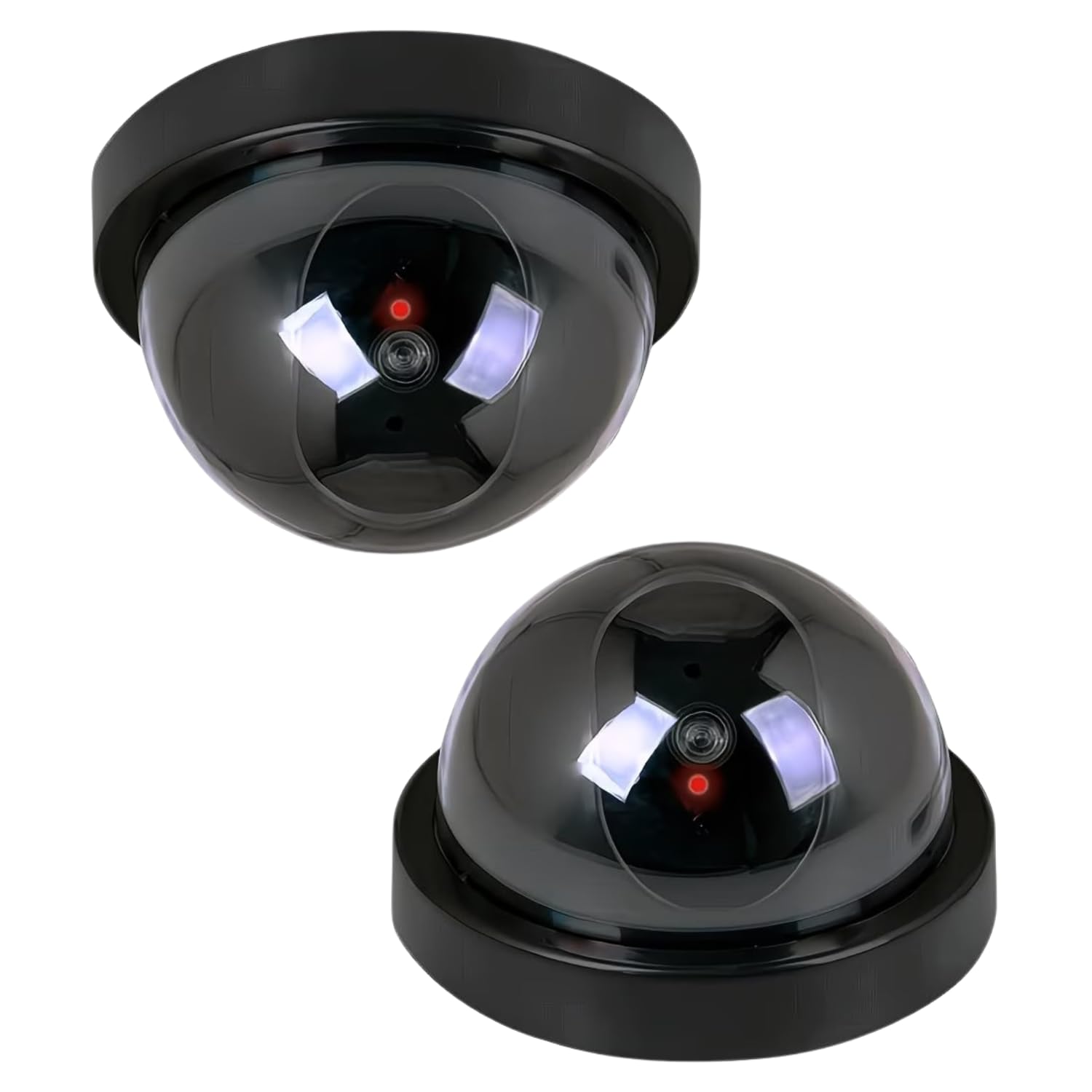 Hemisphere Simulation Fake CCTV Camera with Flashing Red LED, Dummy Security Camera for Home, Shop & Office Protection, Realistic Surveillance Deterrent, Easy Indoor Outdoor-image-22
