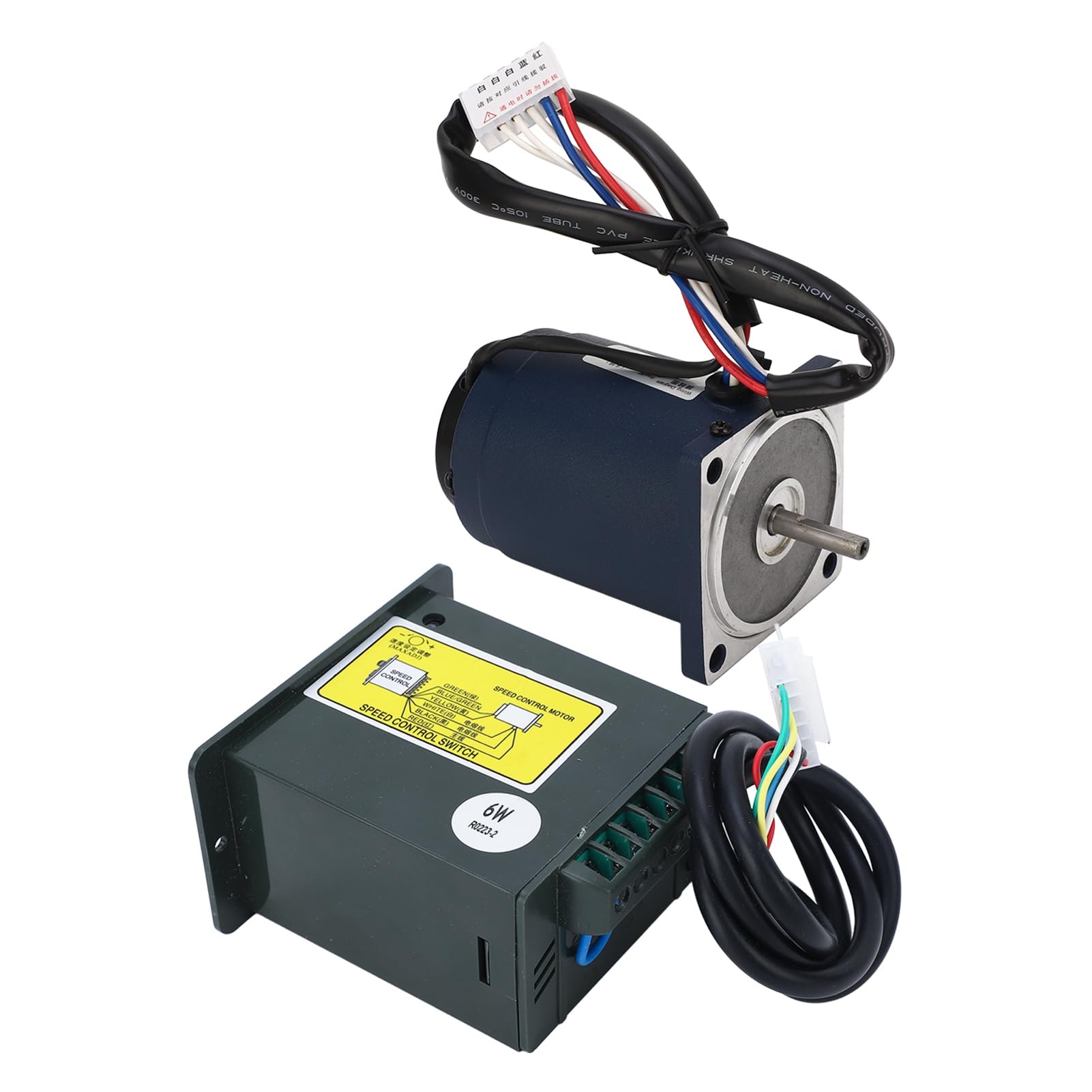 Hohes Drehmoment AC220V Motor Getriebemotor CW CCW Funktion Elektromotor mit Drehzahlregler für Elektrische Schleifmaschine und Schnitzmaschine (1400 U/min (10 bis 1400 U/min))