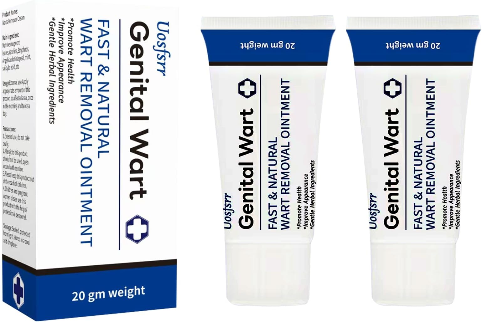 Wart Remover Fast Acting Gel Wart Remover Freeze Off Ointment,Maximum Strength-Wart Ointment with Salicylic Acid-Fast Acting Wart Freeze Off for Genital Warts,Plantar Warts,Common Warts,Corn 2PACK