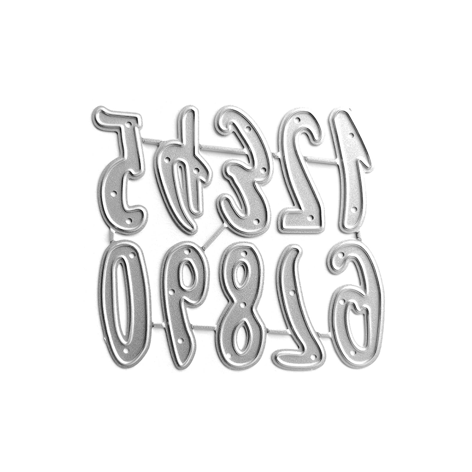 Veltros Metal Die Cuts Letter Number Cutting Dies Stencils Cutting Template for Scrapbook Album Paper Card Embossing Scrapbooking Stencils