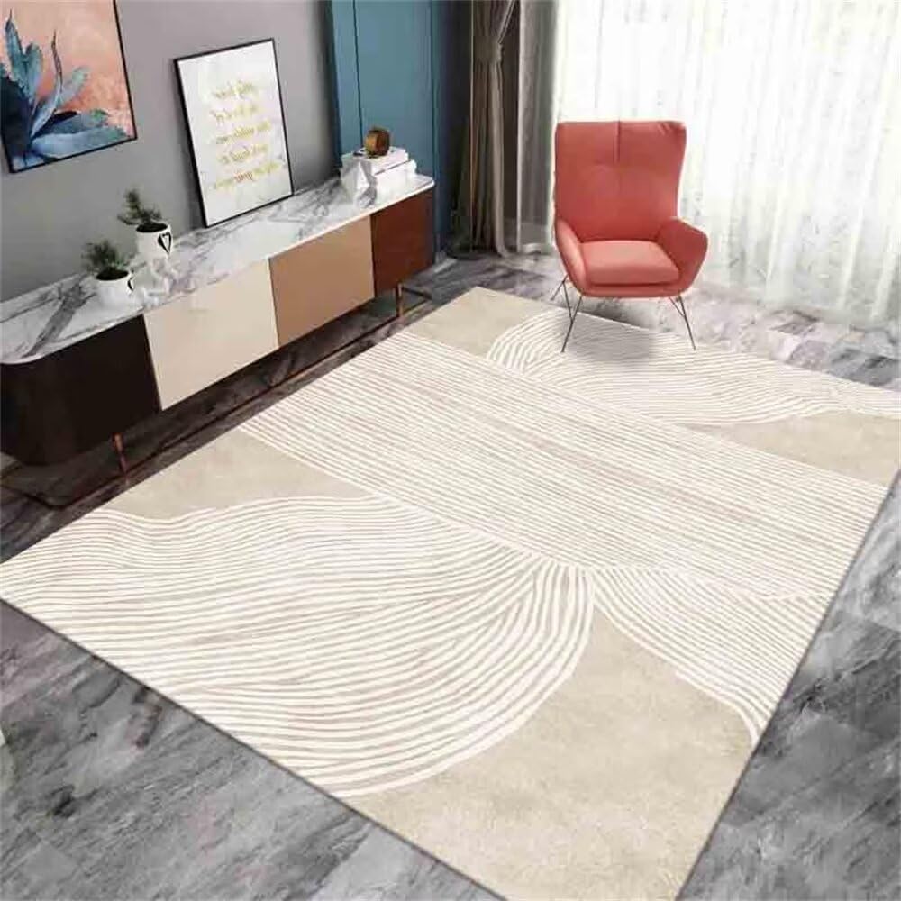 Tapis Jardin Extérieur Tapis Enfant Couleur Claire Salon Balcon Tapis Accessoires de Bureau Entretien Facile Deco Maison Moderne 200X300CM