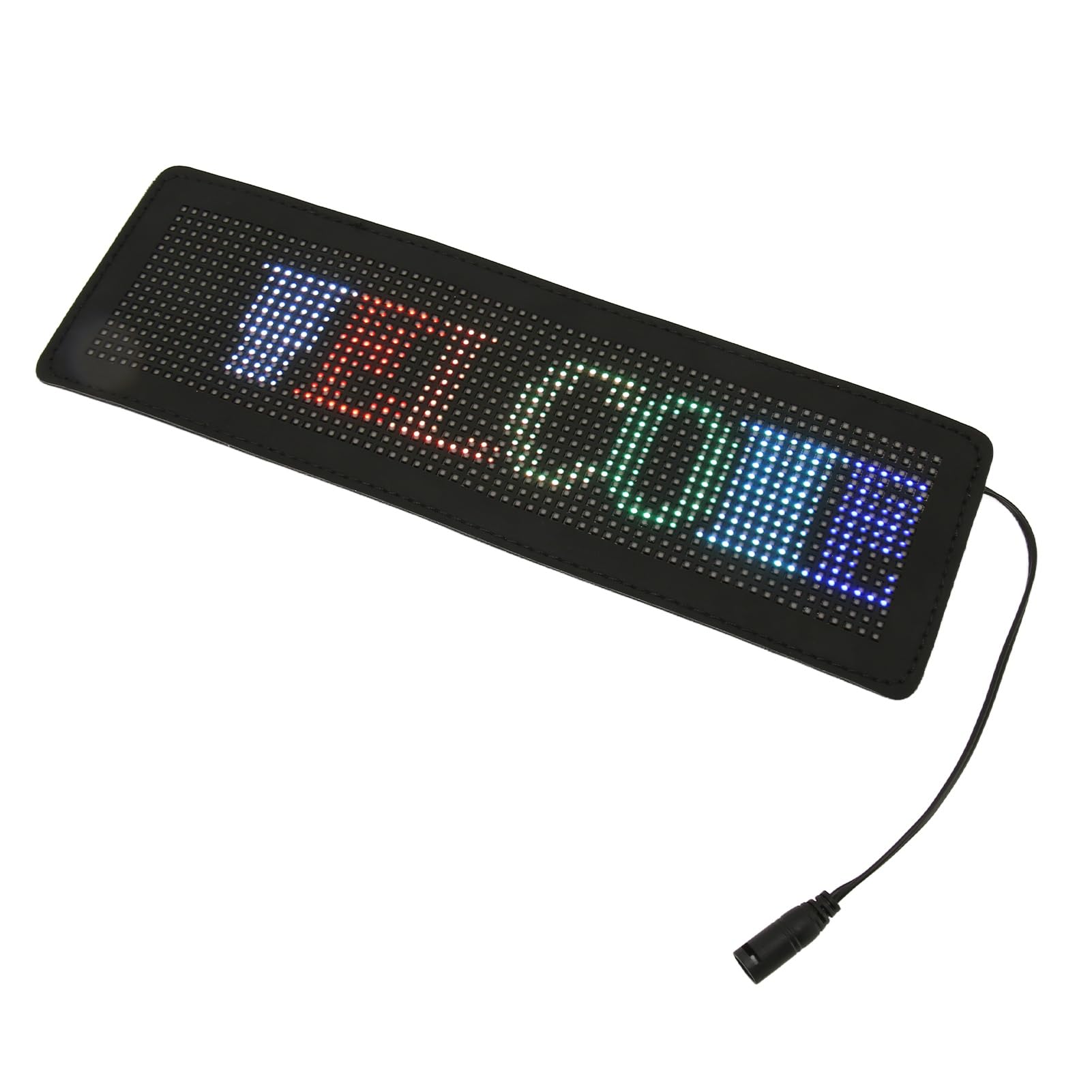 Insegna per Auto a LED Programmabile con Display RGB Ad Alta luminosità per pubblicità Flessibile in Negozi, Bar, Hotel, 28,5 X 9 Cm