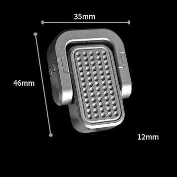 Titanium Fidget Toy Shake Decompression EDC Toy Two Ways to Play Lightweight Fidget Slider for Adult