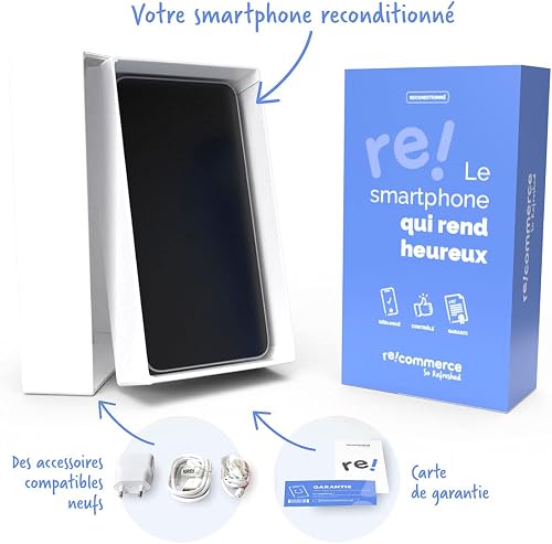 Apple iPhone SE 2e Génération, 64 Go, Noir (Reconditionné) - 5