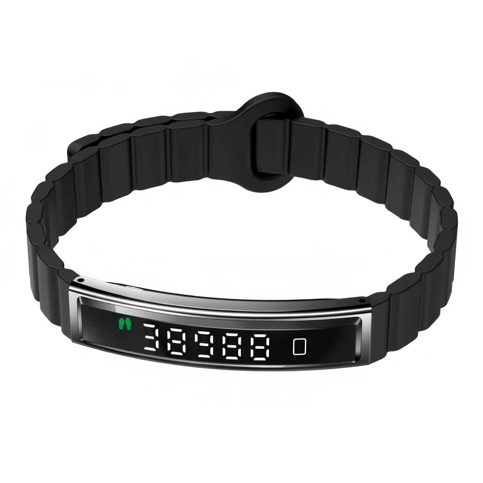 Bewinner Pulsera Inteligente, Banda de Rastreador de Actividad Portátil y Fitness, Contador de Pasos, Monitoreo Automático de Pulsera Inteligente con Aplicación para Teléfonos Android