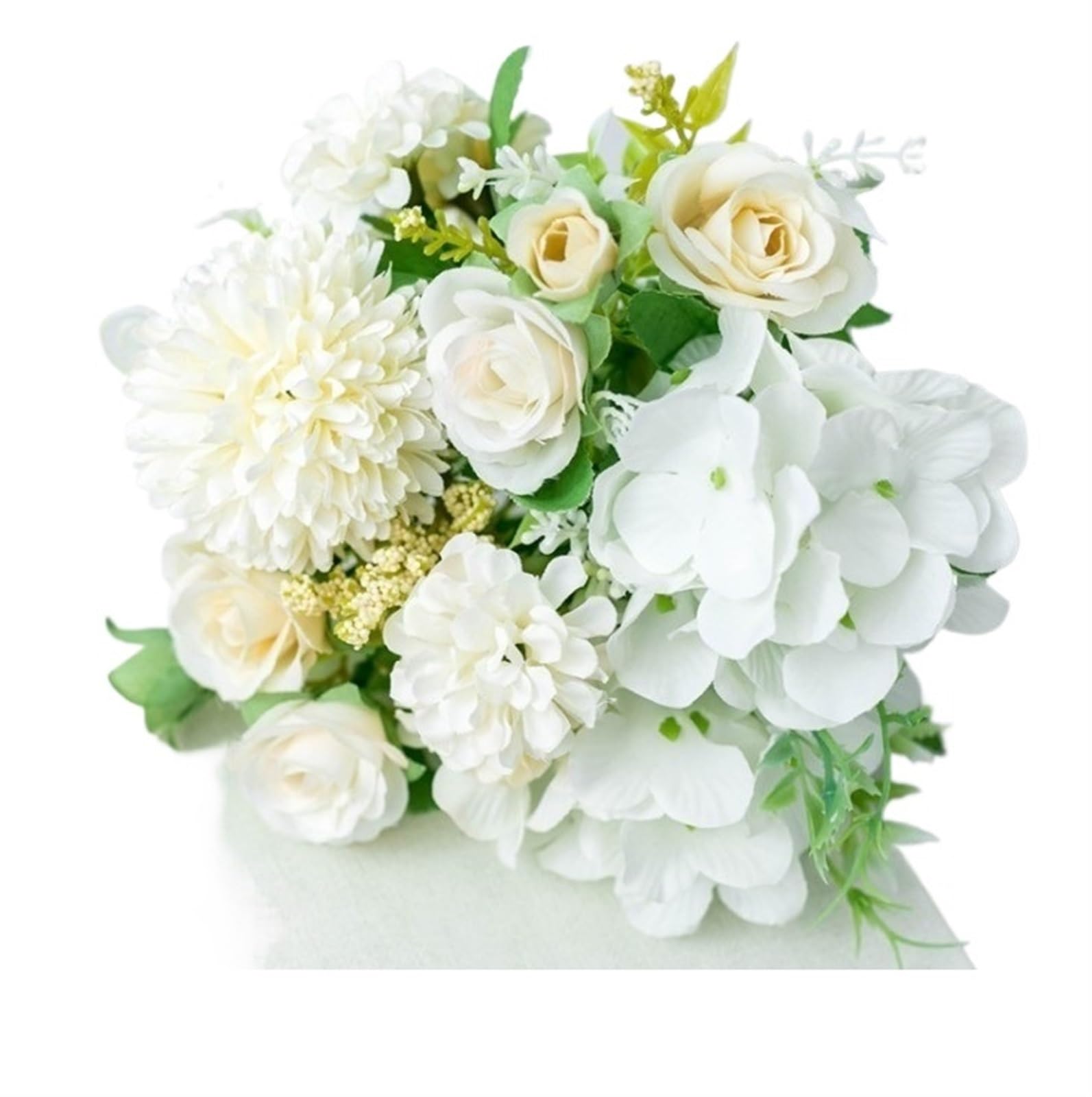 ZGCrumphant Artificial Wedding Bouquet 31cm Simulated Rose Wedding Handheld Flower Artificial Peony Bouquet Flowers For Home Party Decoration(Color15,3pcs)
