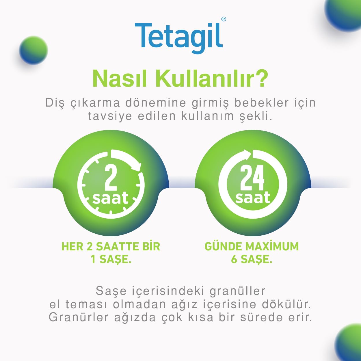 Tetagil Bebek Diş Çıkarma Granülü 36 Saşe