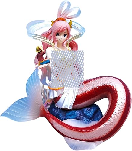 Qekazciet Figura de juguete Shirahoshi Colección de figuras de acción de muñeca modelo de regalo, figura de anime, decoración del hogar, figura