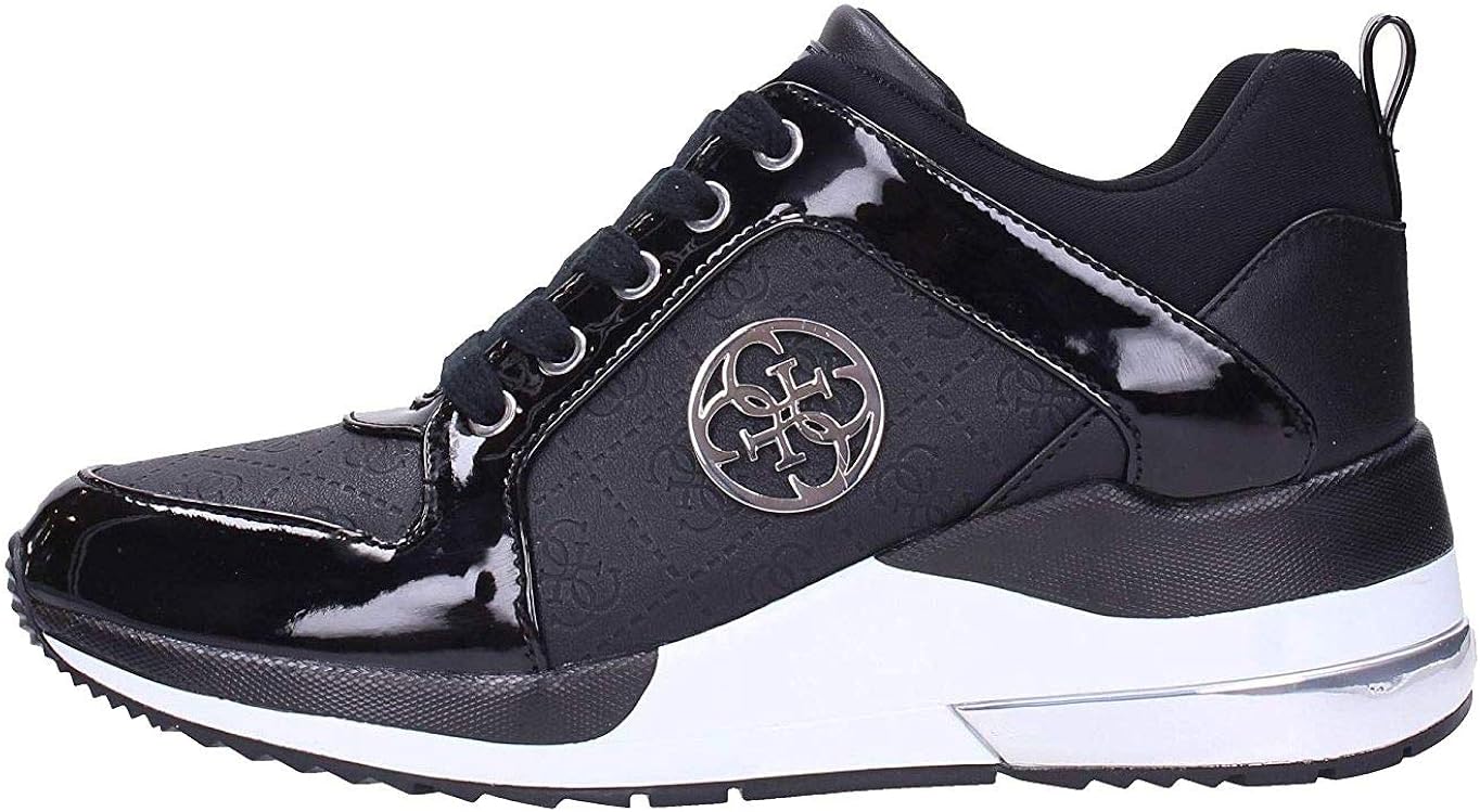 Guess Jaryds4 Womens Black Trainers-UK