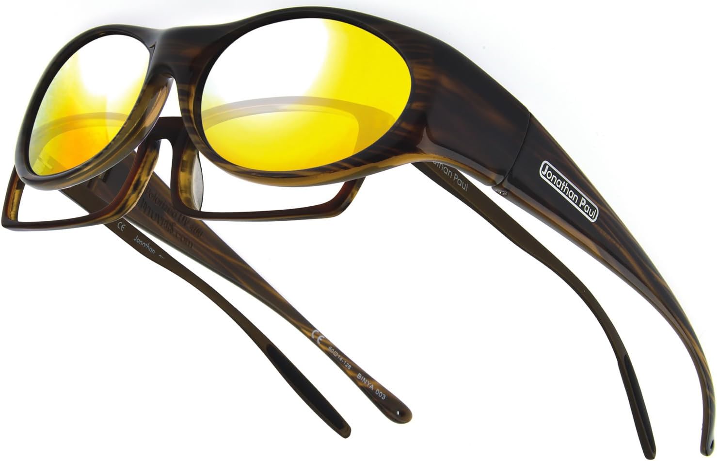 Jonathan Paul FitoversBinya JP Fitovers - Brown Feather - Gold Mirror Lens (BN003YM)