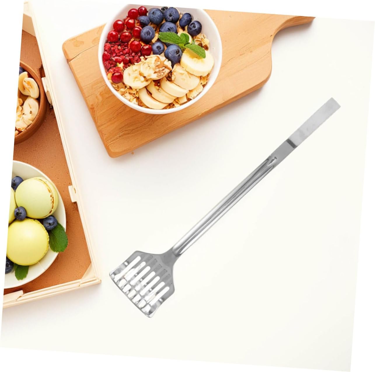 2pcs Stainless Steel Potato Masher Kitchen Tool for Mashing Potatoes Fruits Vegetables Comfortable Handle for Easy Use