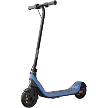Segway Ninebot C2 Lite Children's E-Scooter - Electric Scooter for Children 6-10 Years up to 16 km / h 7 Inch Tires LED Lighting Foldable Black / Blue by Segway
