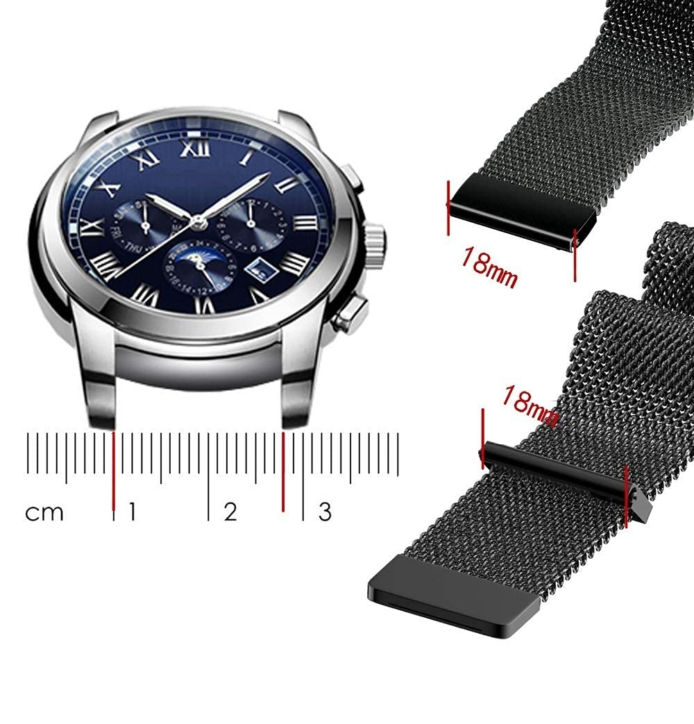 pasek do zegarka 18mm 20mm 22mm uniwersalne paski inteligentny metalowy pasek ze stali nierdzewnej mężczyźni kobiety zegarki bransoletka