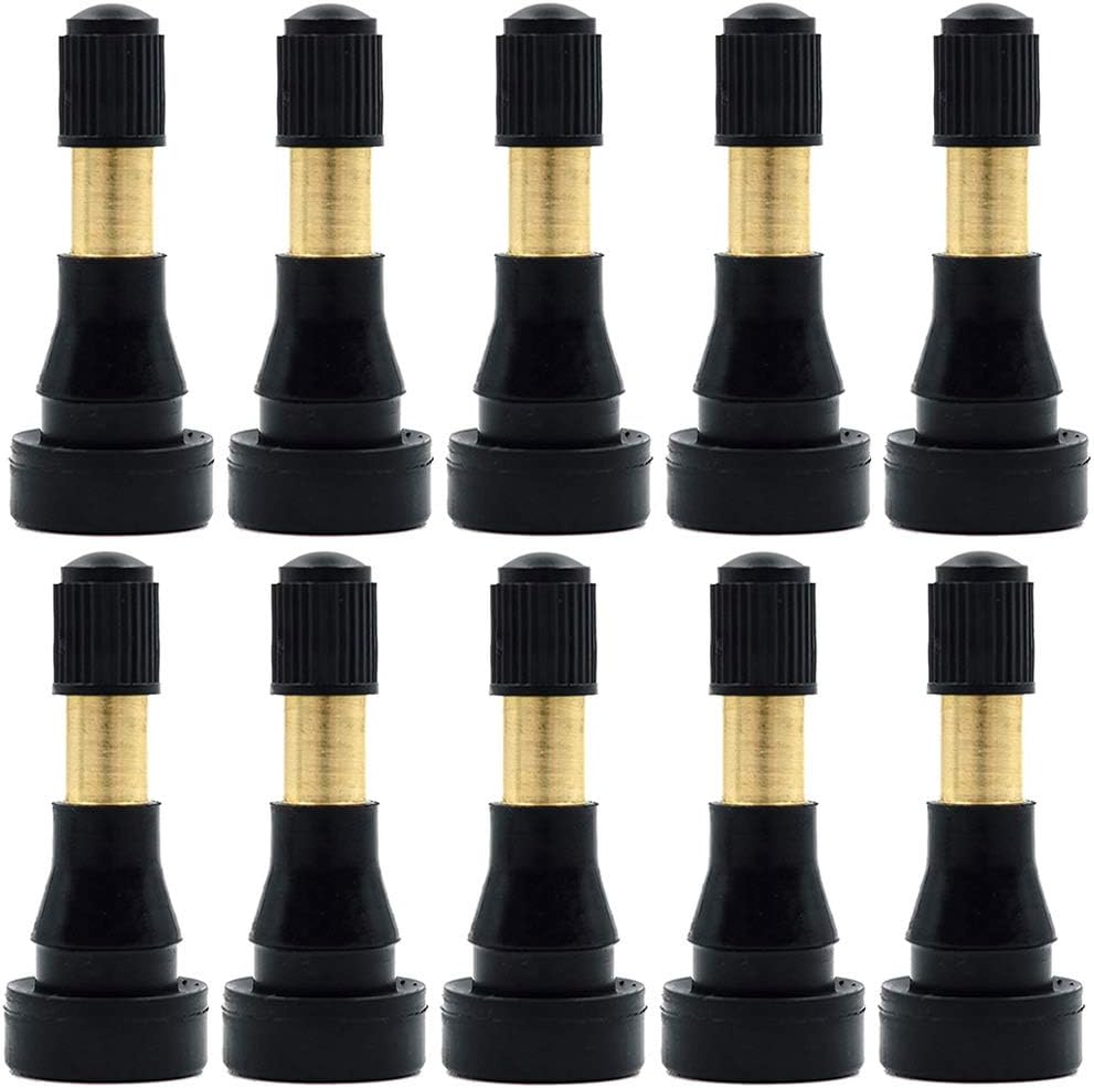 ZDK-C8 10PCS Tire Valve Stems with Caps High Pressure TR600HP Tire Air Valve Stems for Tires
