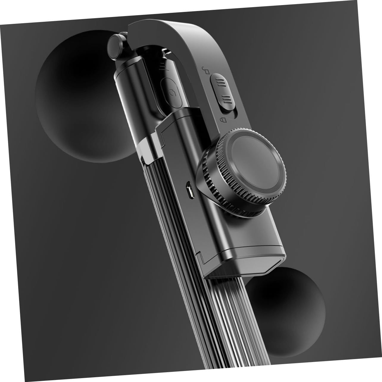 Homoyoyo Trípode para Teléfono Móvil Gimble de Abs Negro, Estabilizador para Live Streaming, 450mah, Adecuado para Web Celebridades