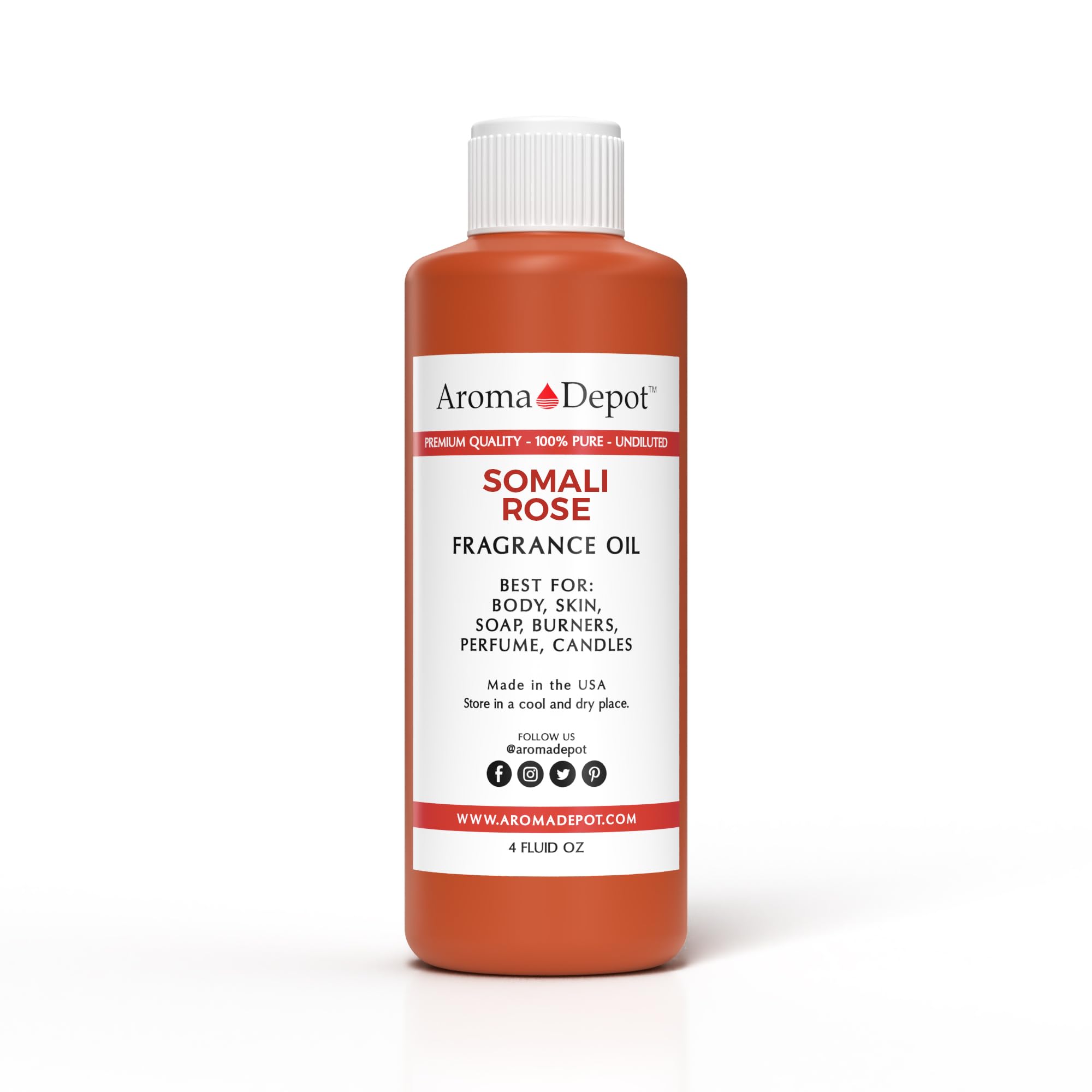 Somali Rose 4 oz. Fragrance Oil I Perfume I Skin Oil I Scented Oil. DIY Projects Such as Candles, Bath Bombs, Body Butters, Creams &amp; Lotions. Few Drops in The Diffuser, Burners, or Warmers.