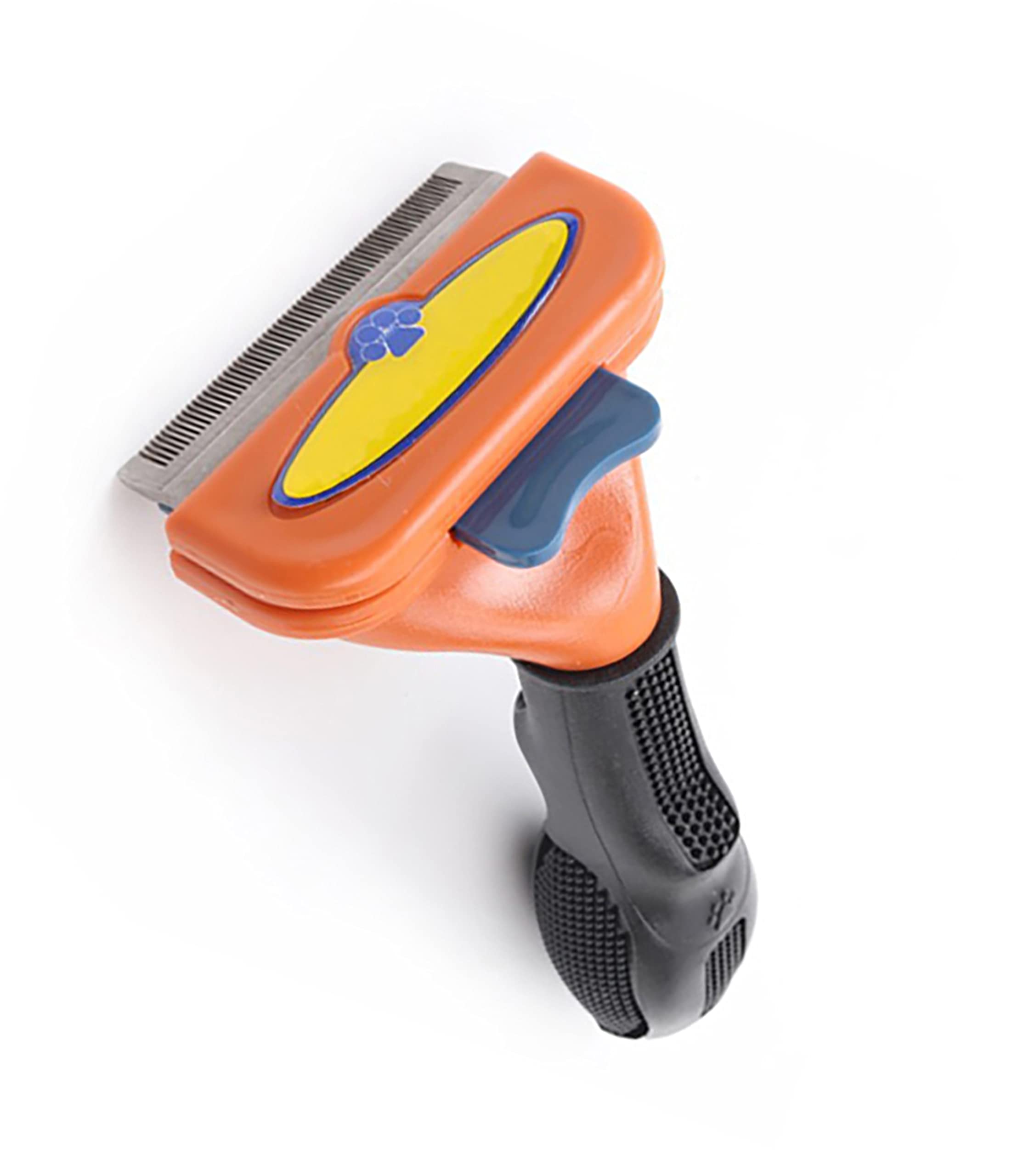 Emily Pets Grooming Tool Brush desedding Tool for Dogs and Cats Dramatically Reduce Shedding for Upgrade with Cleaning Button for Short Hair |Medium tool |Orange (B09CPR8NC7) Amazon Price History, Amazon Price Tracker