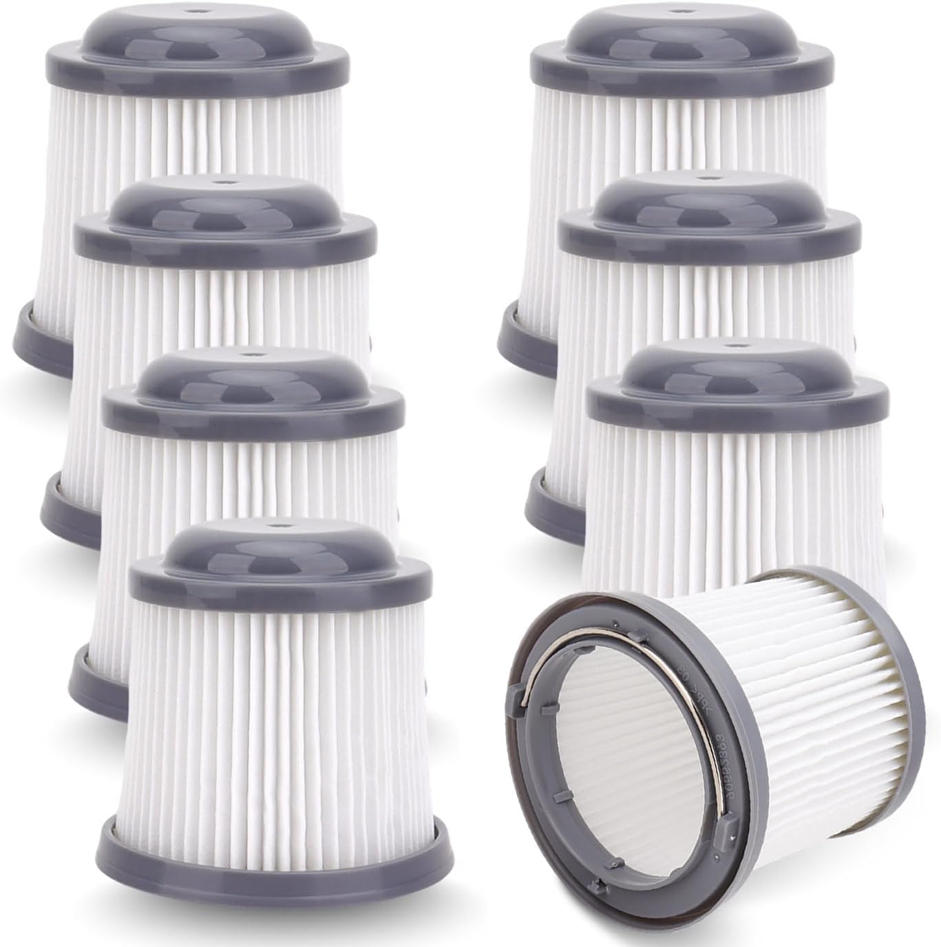 PVF110 Replacement Filters for Black and Decker Handheld Pivot Vacuums PHV1810 PHV1410 PHV1210 BDH2000PL BDH2020FLFH BDH2020 FLBDH1620FLFH, Compare to Part # 90552433-8Pack
