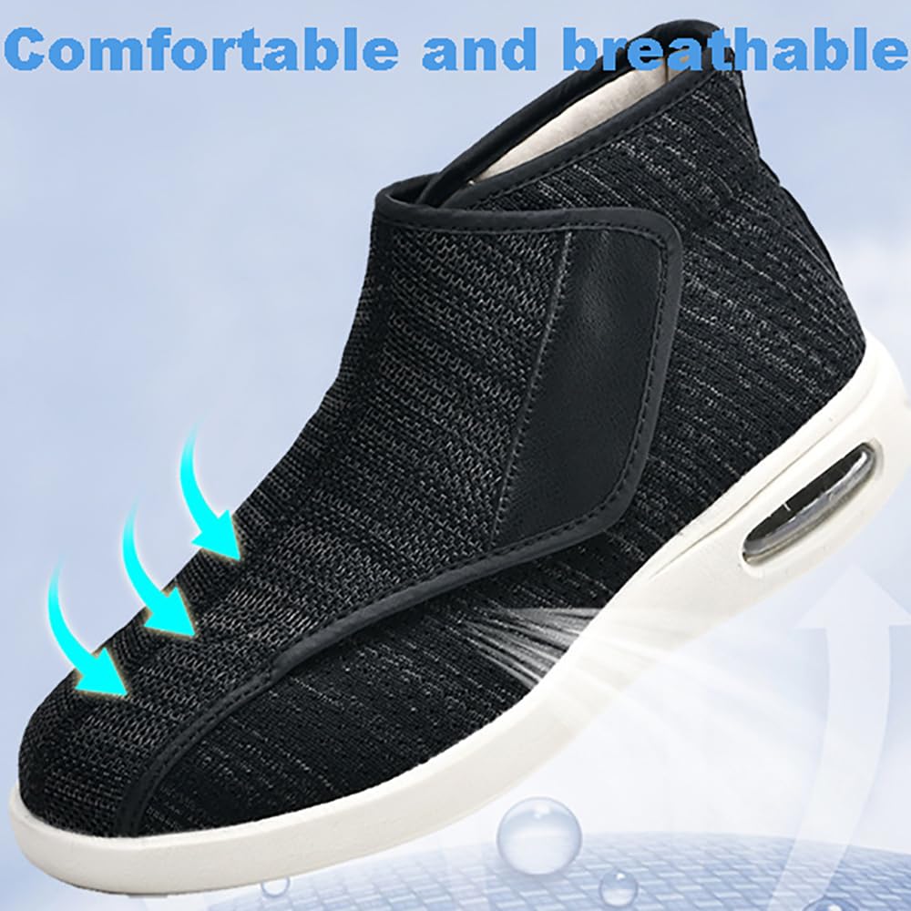 Calzado Ortopédico para Diabéticos Y para Caminar Zapatillas Ortopédicas Ajustables De Ancho Especial Calzado Casual Fácil De Poner Ligero Y Antideslizante Ideal para Personas Mayores