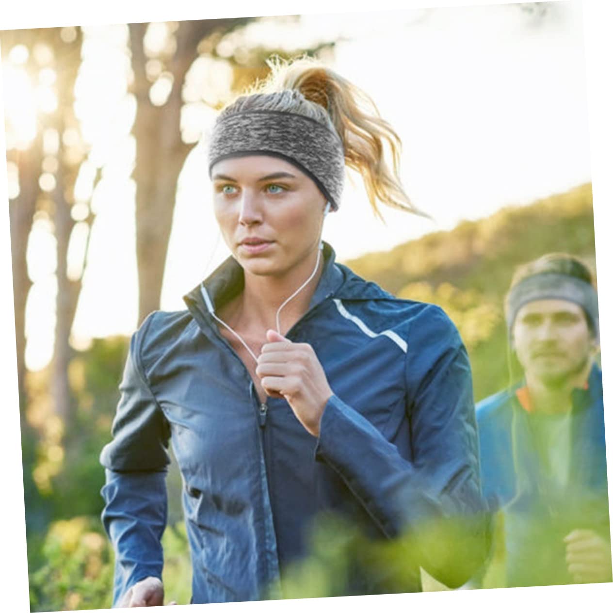 INOOMP 15 Pièces Protection auditive Sports d'hiver chouchous pour Femmes Bandeaux de Cheveux pour Femmes Bonnet Hiver Casquette Chaude cagoules Homme Cache-tête Bandeau pour Courir Yoga