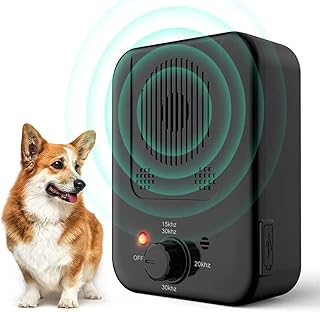 Bark Control Device Ultrasonic Anti Barking Device, 2023 Newest Stop Dog Bark Deterrents with Adjustable Ultrasonic Level Control Sonic Bark Deterrents Up to 50FT Range Safe for Dogs