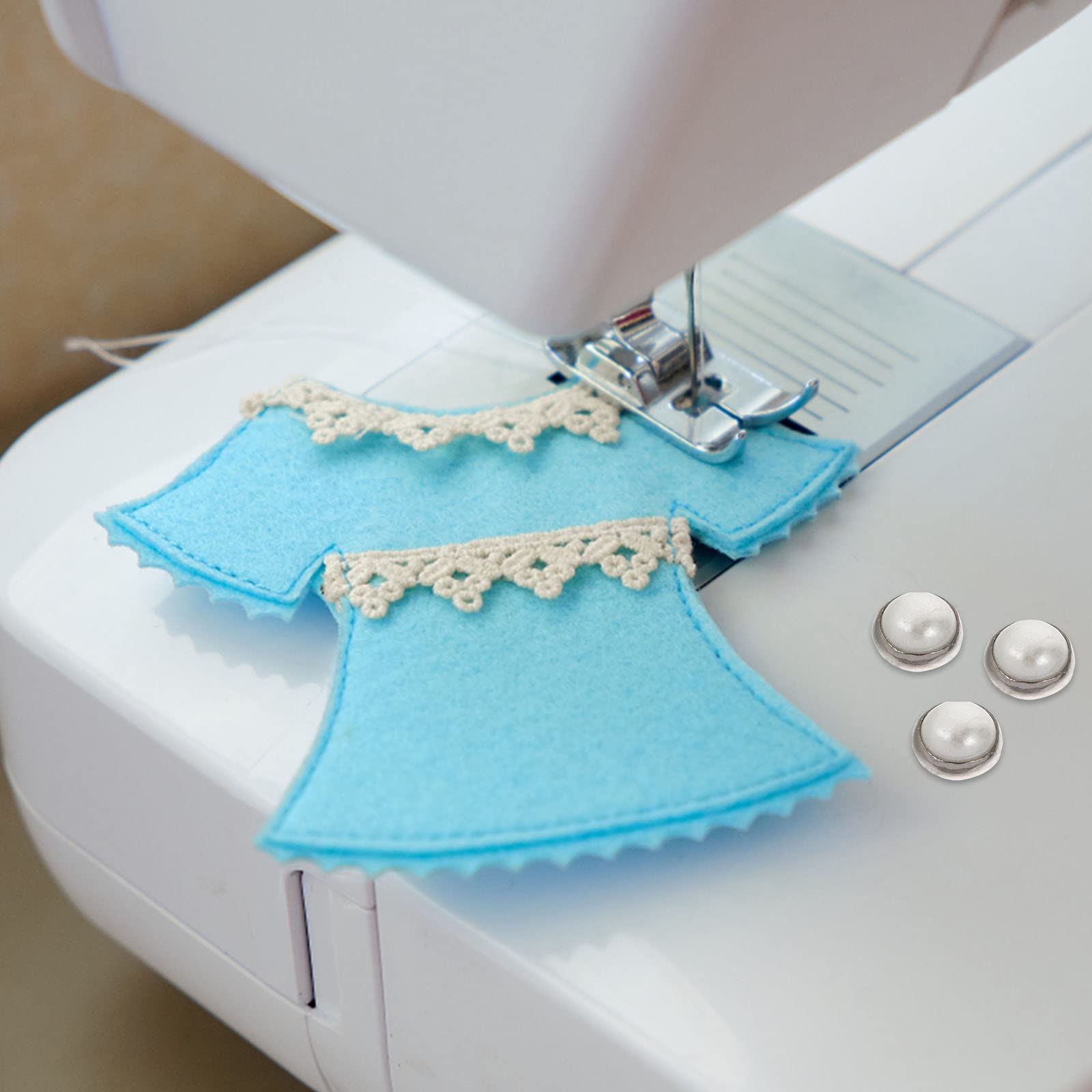 Guziki, okrągłe guziki, kolorowe guziki, broszka guziki dziewiarskie, guziki do szycia 100 szt. DIY odzież dla lalek szycie perłowy guzik ubrania guzik akcesoria do odzieży dla lalek (kolor