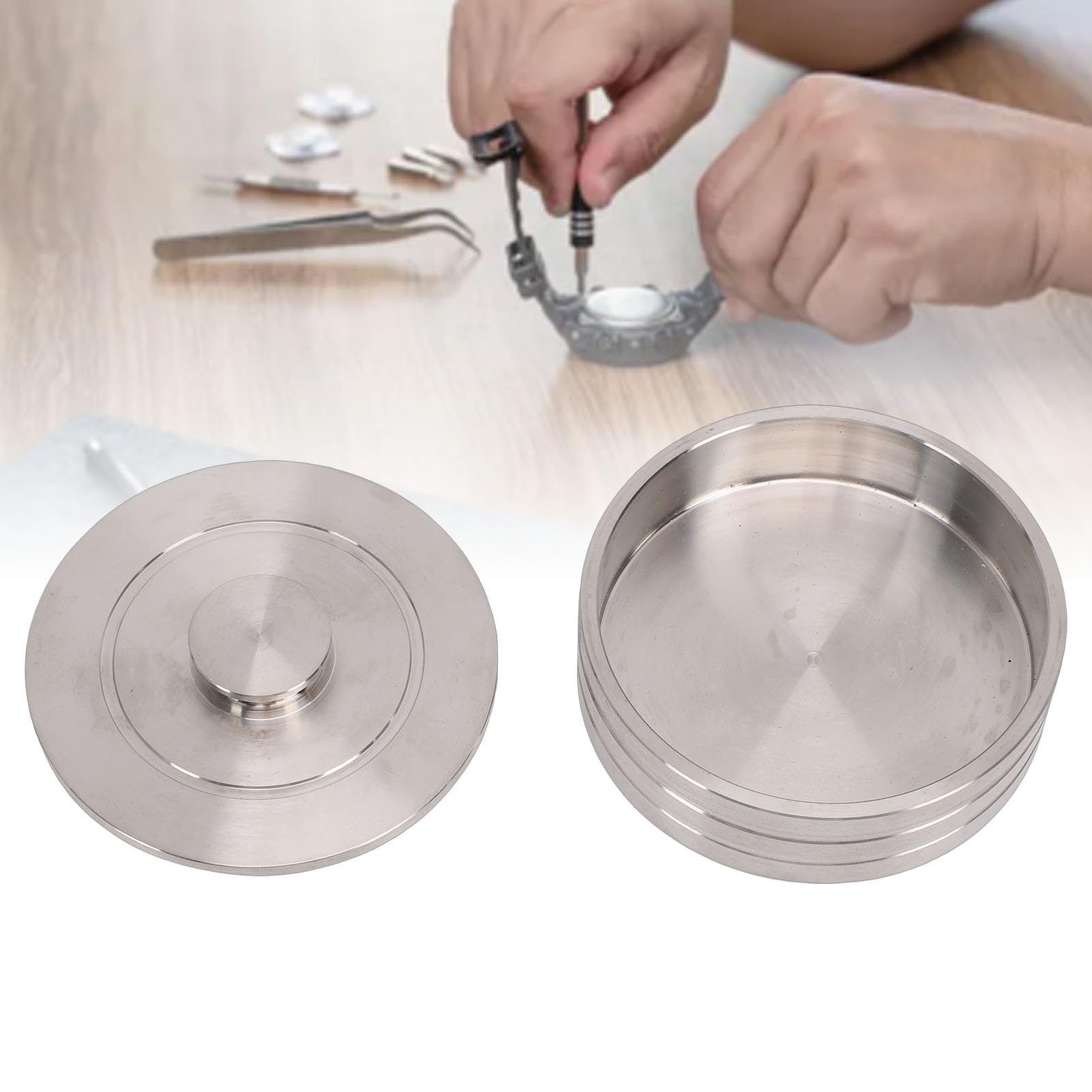 Frasco de Lavado de Aceite para Relojes de Acero Inoxidable,