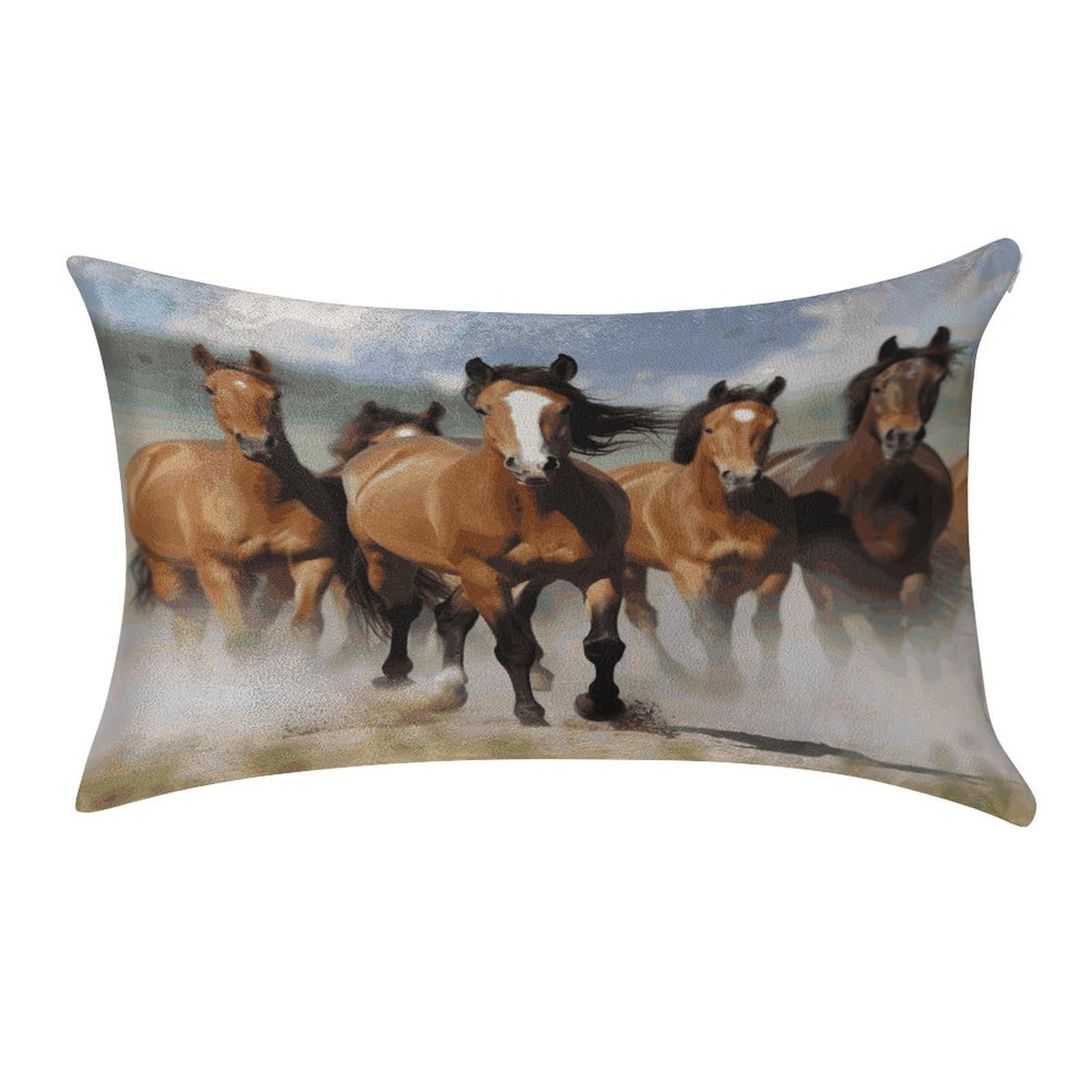 Btcowzrv Style Horses Pillow Cover Pillow Case Pillowcase