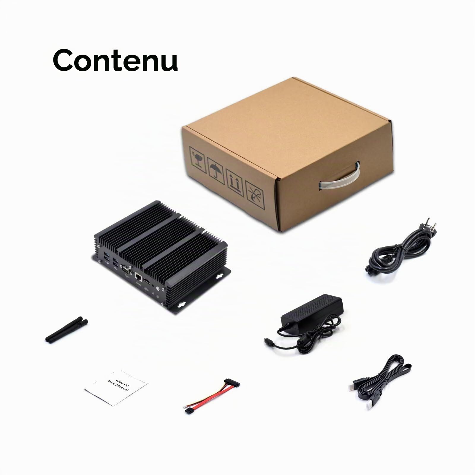 WEIDIAN Firewall Micro Appliance 2.5G, Firewall Box 6 RJ45 2.5GbE Port, Firewall Appliance Core i3-8140U, Support HD, USB3.0, WiFi, SIM Slot, Compatible with OPNsense etc (8GB RAM 128GB SSD)