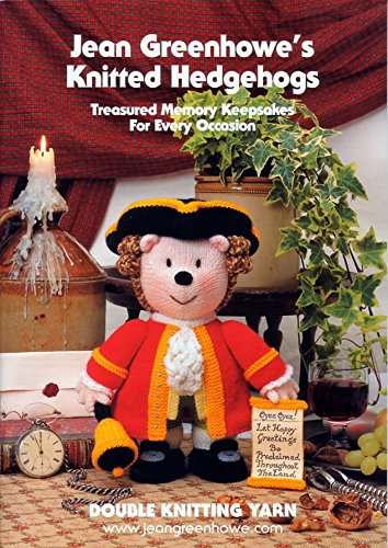 Jean Greenhowe Knitting Pattern Book - Knitted Hedgehogs