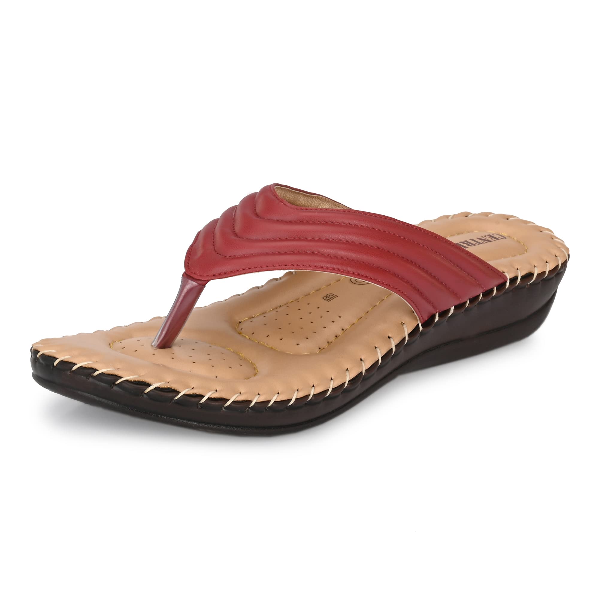 Centrino Womens 7903 Cherry Thong Comfortable Ortho Care Ladies | Fashion Wear Sandal & Chappal | Soft Cushioned for More Comfort-5 Kids UK (7903-11) (B09SWTH1XY) Amazon Price History, Amazon Price Tracker