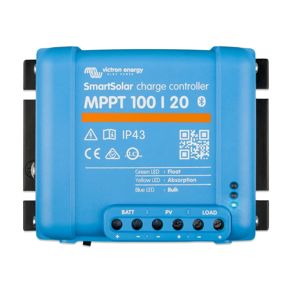 Victron Energy SmartSolar MPPT Controlador de Carga Solar 100V 20A 12/24/48V Bluetooth