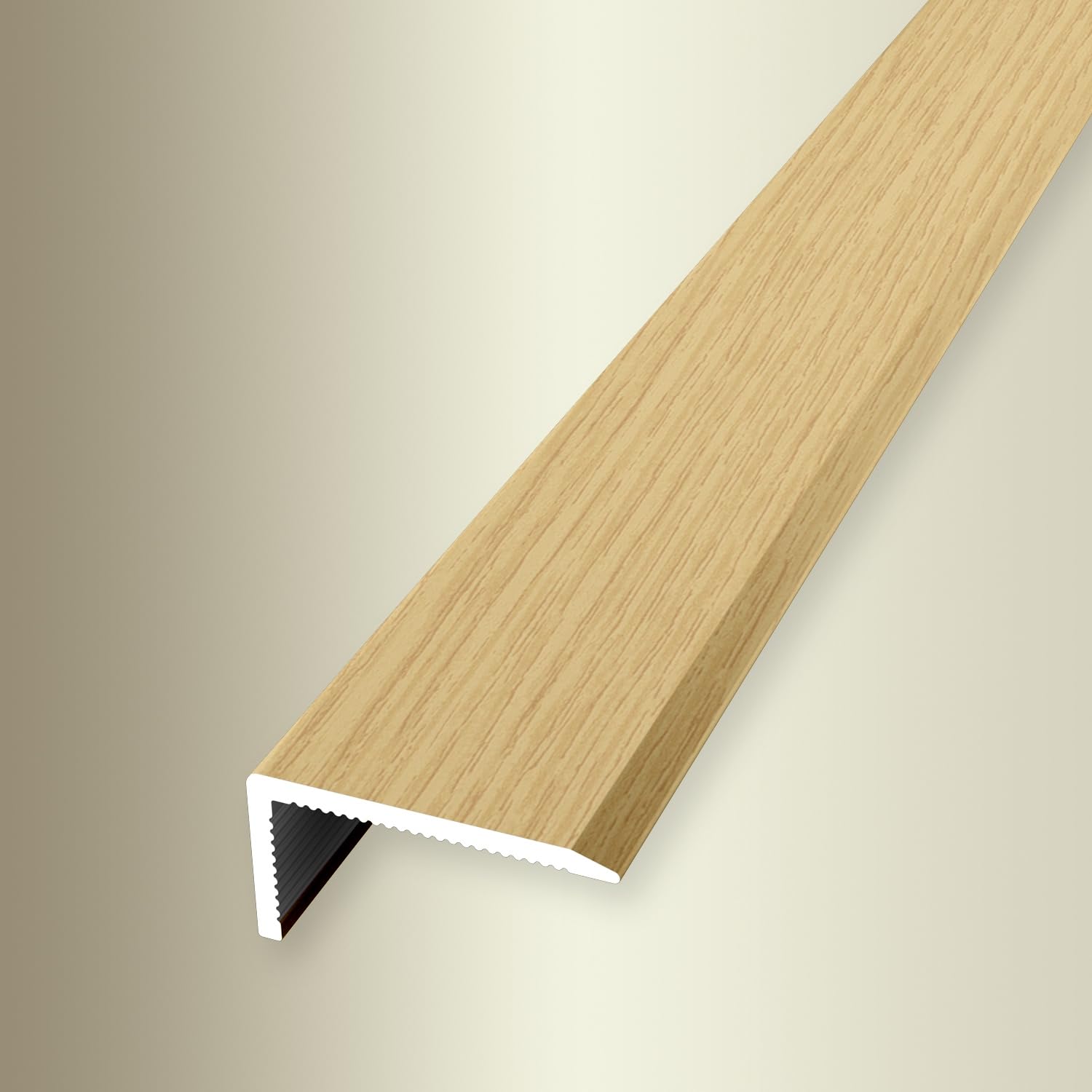 Nez De Marche En Alu Küberit 21x21,5 Mm – Strié, Fraisé, Jaune, 1 Mètre