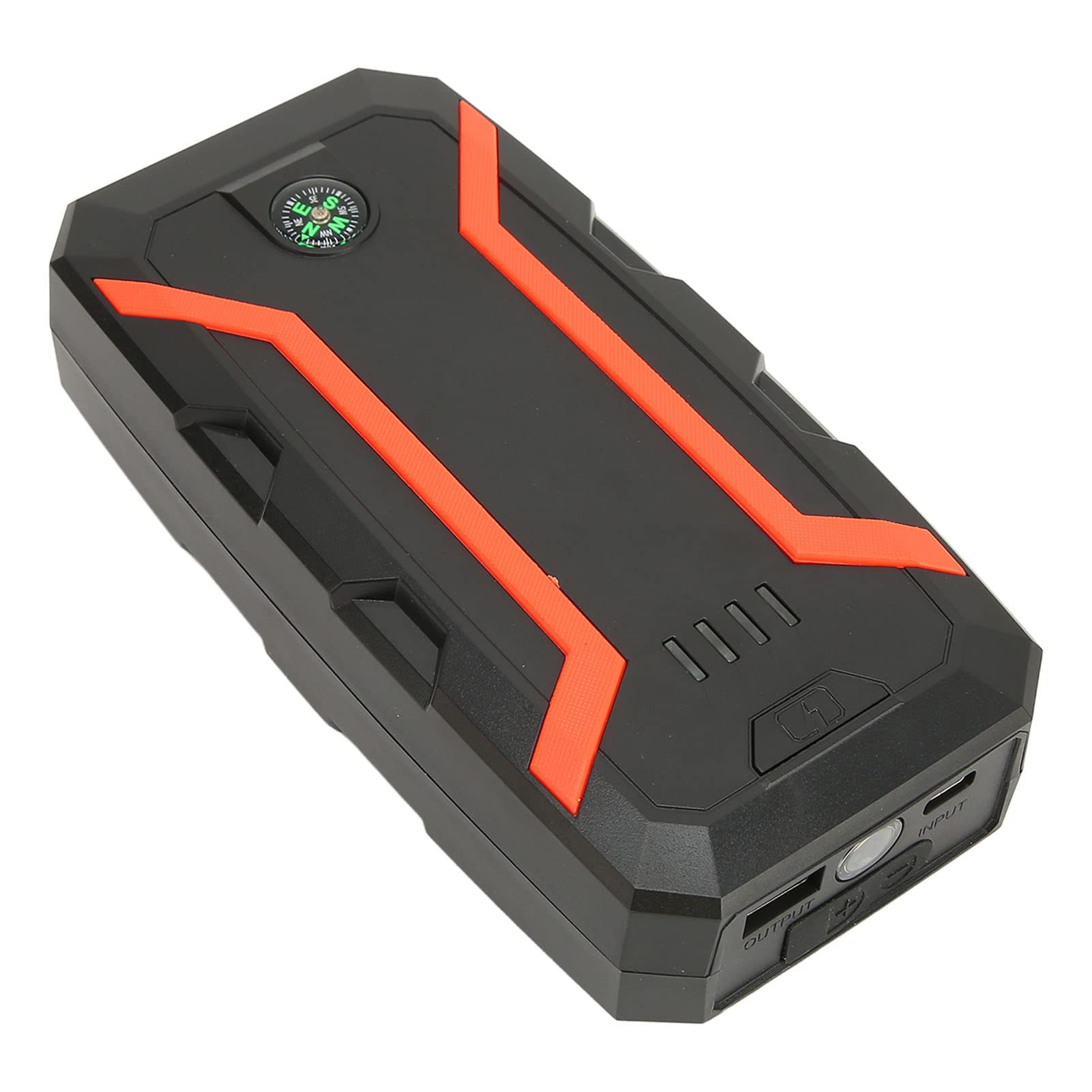 Avviatore di Emergenza per Auto da 1500 A, 12000 MAh 3 modalità di Illuminazione A LED Avviatore di Emergenza per Auto Impermeabile per Camion con Luce LED A Bussola