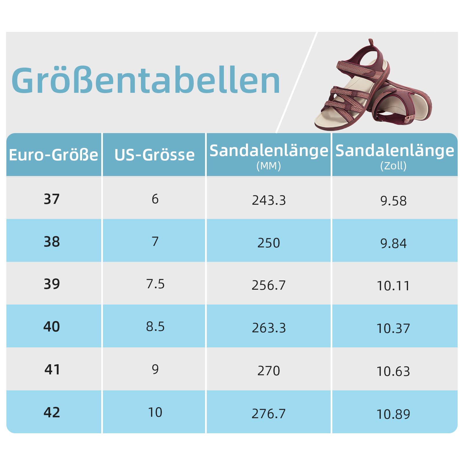 OutPro Sandalias de senderismo para mujer, ligeras y cómodas, sandalias deportivas para trekking, correas ajustables, perfectas para aventuras al aire libre y playa