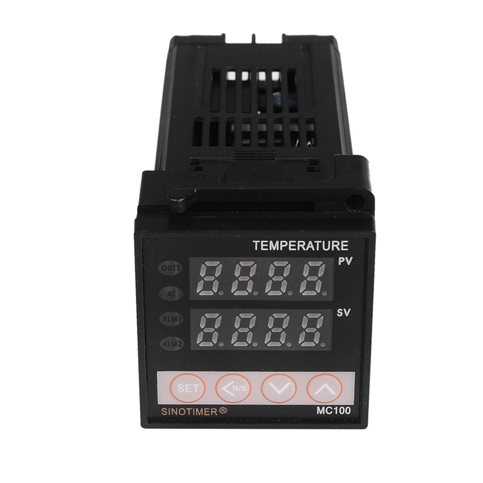 Thermocouple Universel de Sortie analogique 0-10V, Thermostat de contrôleur de température PID numérique d'entrée PT100 for la Chaleur Froide avec Alarme - Facile à Utiliser