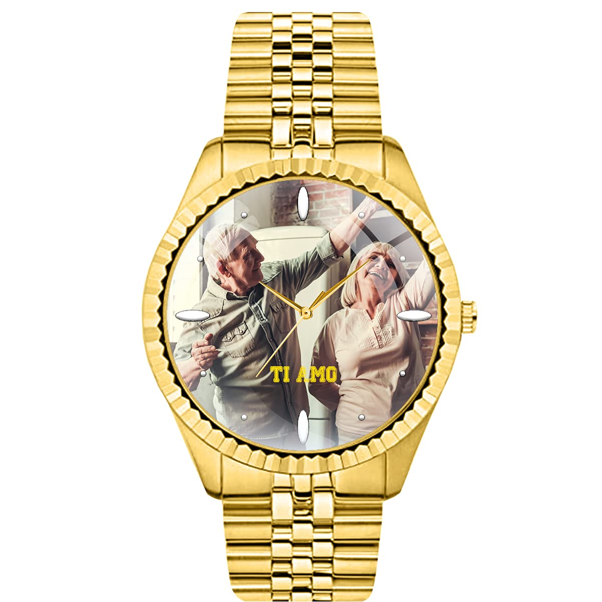 Orologio da polso personalizzabile con foto immagine logo testo - RSX STEEL - MAGLIA PICCOLA