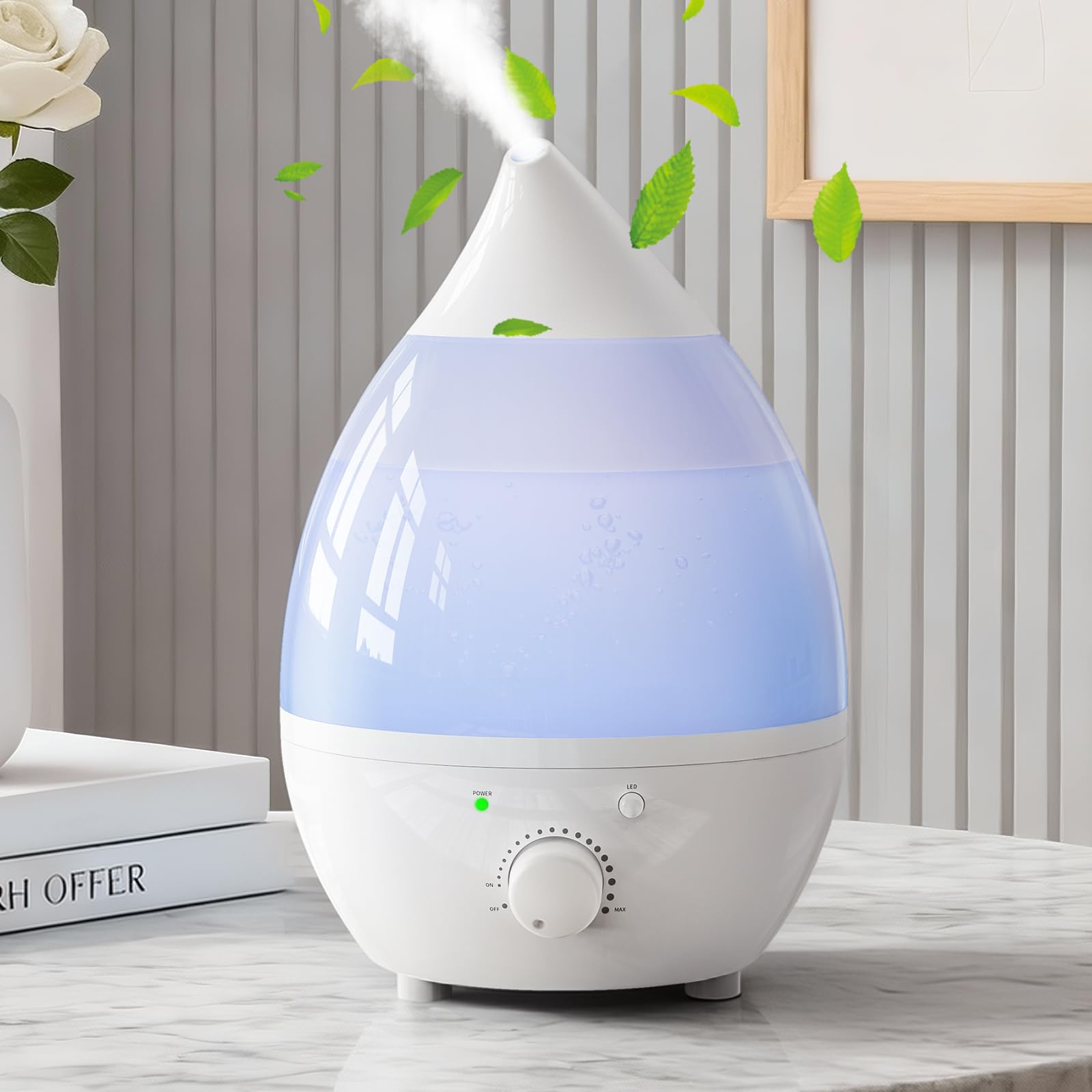 Amazon.co.jp: 【Amazon.com.jp限定】加湿器 小型 卓上 超音波式加湿機